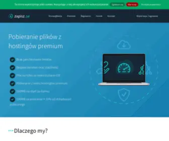 Zapisz.se(Pobieranie plików z hostingów premium bez limitów) Screenshot