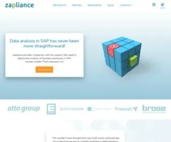 Zapliance.com(Startseite) Screenshot