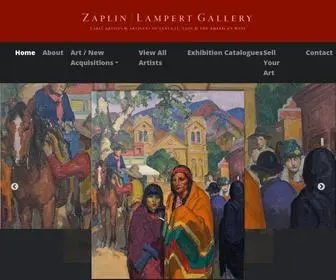 Zaplinlampert.com(Zaplin Lampert Gallery) Screenshot