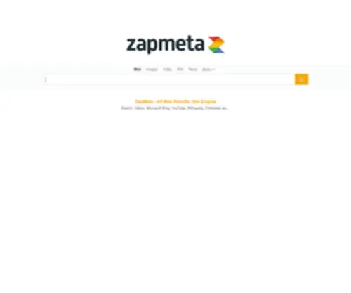Zapmeta.org(All Web Results) Screenshot