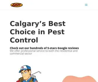 Zapmypests.ca(Best Choice in Pest Control Services) Screenshot