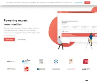 Zapnito.com(Online Community Platform) Screenshot