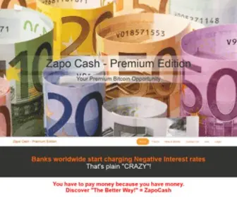 Zapocash.com(Zapo cash) Screenshot