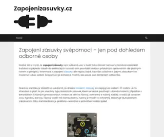 ZapojenizasuvKY.cz(Zapojení zásuvky svépomocí) Screenshot