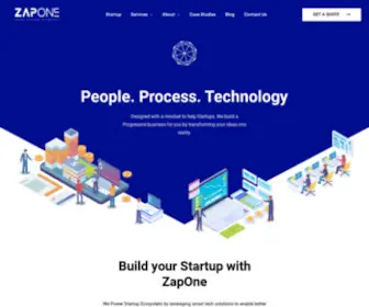 Zapone.io(Web app and mobile app design and development services) Screenshot