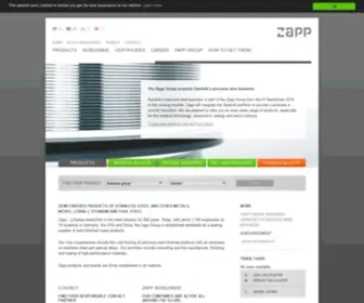 Zapp.com(Halbzeuge aus Edelstahl) Screenshot