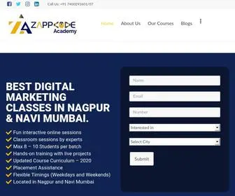 Zappcodeacademy.com(Digital Marketing Classes in Nagpur & Navi Mumbai) Screenshot