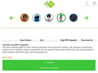 Zappelin.nl(NPO Zappelin) Screenshot