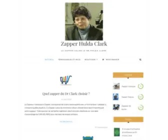 Zapper-Clark.com(Zapper Hulda Clark) Screenshot