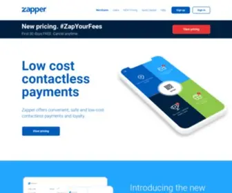 Zapper.com(Merchants) Screenshot