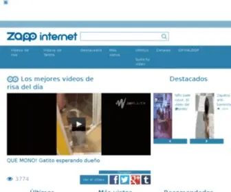 Zappinternet.com(Videos de risa) Screenshot