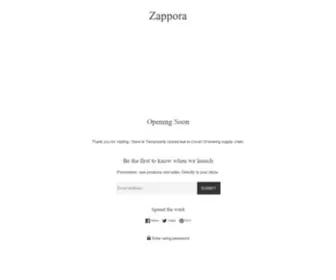 Zapporallc.com(Zappora) Screenshot