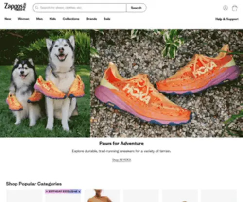 Zappos.com(Shoes, Sneakers, Boots, & Clothing) Screenshot