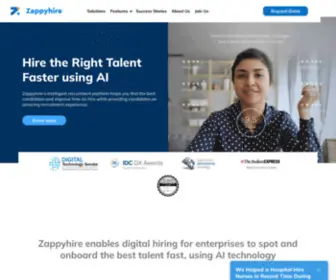 Zappyhire.com(Intelligent and autonomous recruitment solution (FedRecruit)) Screenshot