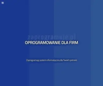 Zaprogramuje.pl(Oprogramowanie dla firm) Screenshot