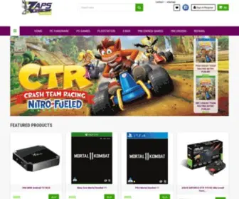 Zapsonline.com(Zaps your premium gaming store) Screenshot