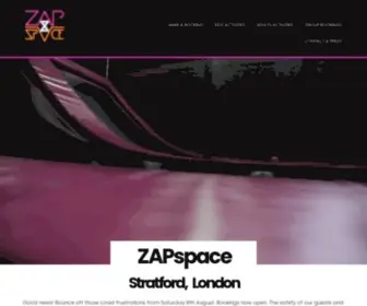 Zapspace.co.uk(A new Trampoline Park in the heart of Stratford) Screenshot