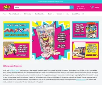 Zapsweets.co.uk(Wholesale Sweets) Screenshot