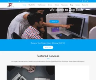 Zaptech.co.in(Zap Tech) Screenshot