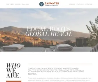 Zapwater.com(ZAPWATER COMMUNICATIONS) Screenshot