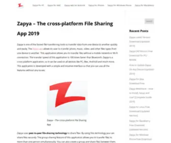 Zapyaguide.com(The cross) Screenshot