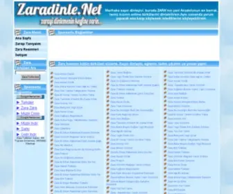 Zaradinle.net(Zara türküleri) Screenshot