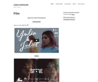 Zaradwinger.com(WATCH MY SHORT FILMS BELOW) Screenshot