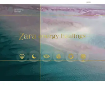 Zaraenergyhealings.com(Zara energy healings) Screenshot