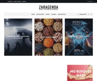 Zaragenda.com(Agenda Zaragoza de ocio) Screenshot