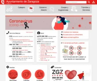 Zaragoza.es(La Web de la Ciudad de Zaragoza) Screenshot