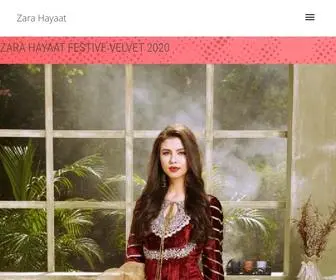 Zarahayaat.com(Zara Hayaat Online) Screenshot