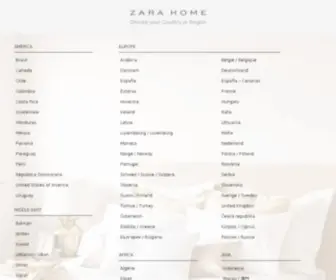 Zarahome.es(Zara Home Nueva Colecci) Screenshot
