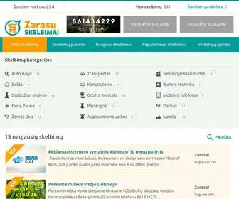 Zarasuskelbimai.lt(Zaras) Screenshot