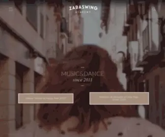 Zaraswing.com(Clases de swing) Screenshot