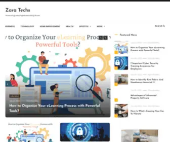 Zaratechs.com(Zara Techs) Screenshot