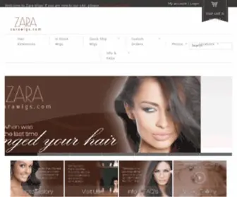 Zarawigs.com(Lace Front Wigs) Screenshot