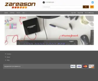 Zareason.com Screenshot