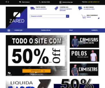 Zared.com.br(ZARED MODAS) Screenshot