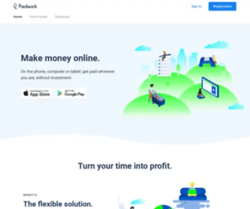 Zareklamy.com(Make money online for free) Screenshot