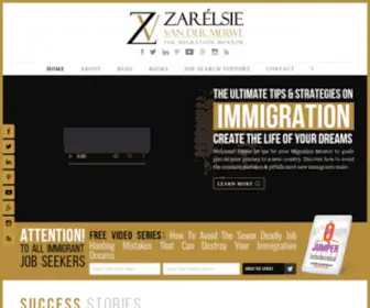 Zarelsie.com(Home of Zarelsie Van Der Merwe) Screenshot