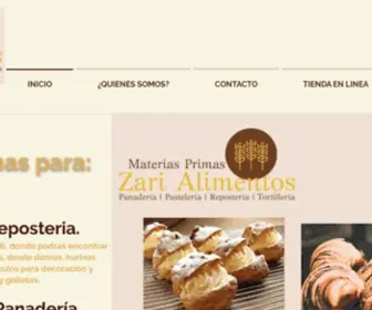 Zarialimentos.com(Excelencia) Screenshot