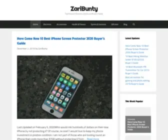 Zaribunty.com(Products Reviews) Screenshot