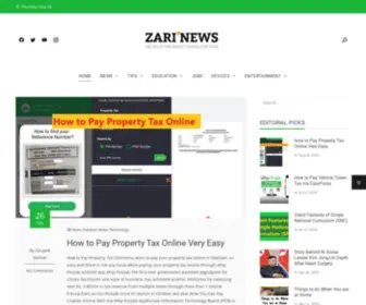 Zarinews.com(Zarinews) Screenshot