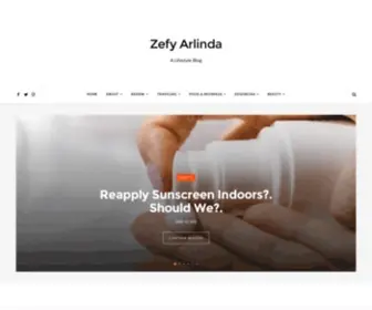 Zarlinda.com(Zefy Arlinda) Screenshot