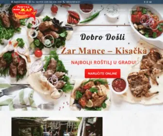 Zarmance-Kisacka6.rs(Roštilj Restoran Novi Sad) Screenshot