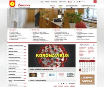 Zarnovica.sk(Žarnovica) Screenshot