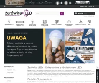 Zarowka-Led.com(Sklep internetowy z oświetleniem LED) Screenshot
