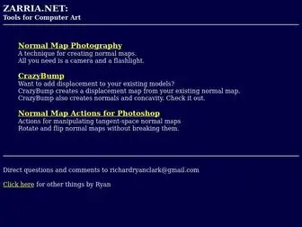 Zarria.net(Computer Graphics by Ryan Clark) Screenshot