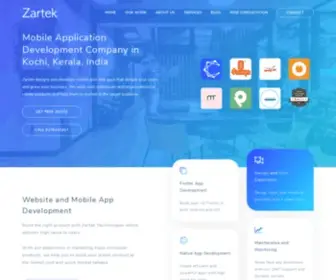 Zartek.in(Mobile App Development Company in Kochi) Screenshot