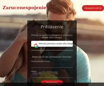 Zarucenespojenie.com(Zarucenespojenie) Screenshot